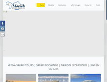 Tablet Screenshot of moriahafricantour.com